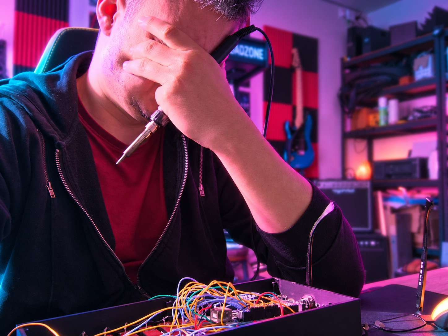 Eleven Faders and One Very Unfortunate Drop of Solder